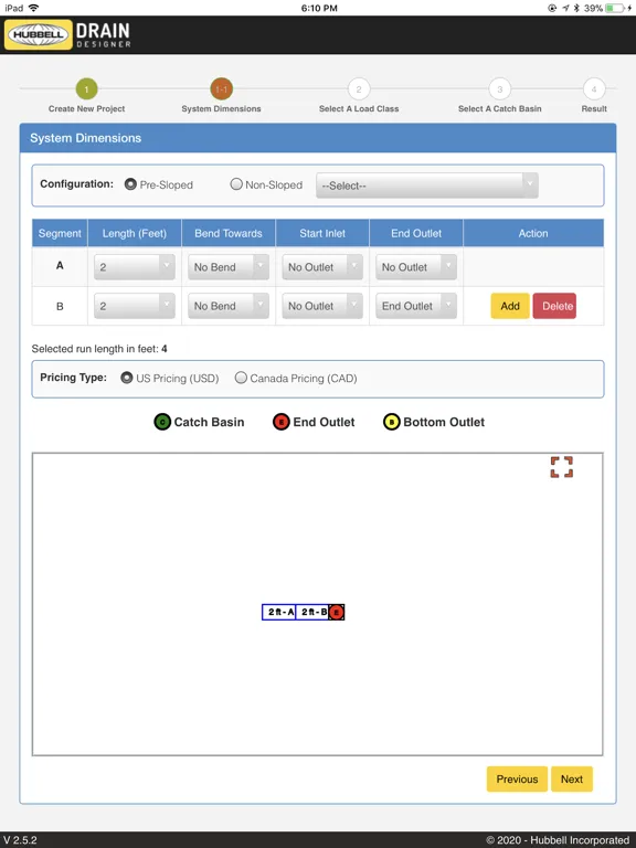 Screenshot di Polycast Drain Designer iPad 
