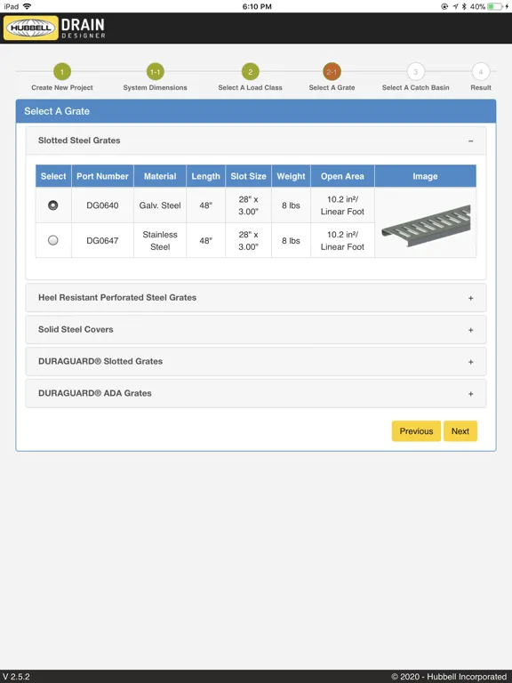 Screenshot di Polycast Drain Designer iPad 