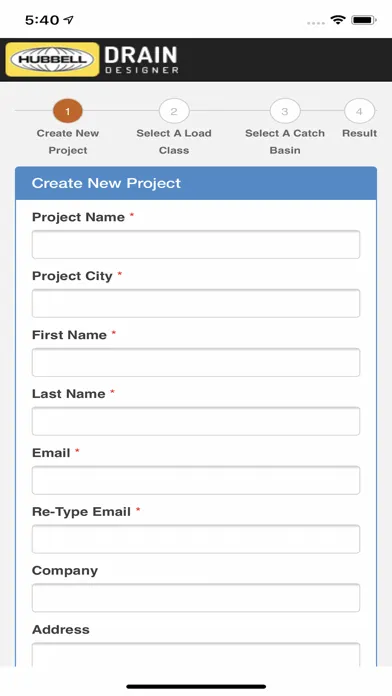 Screenshot di Polycast Drain Designer