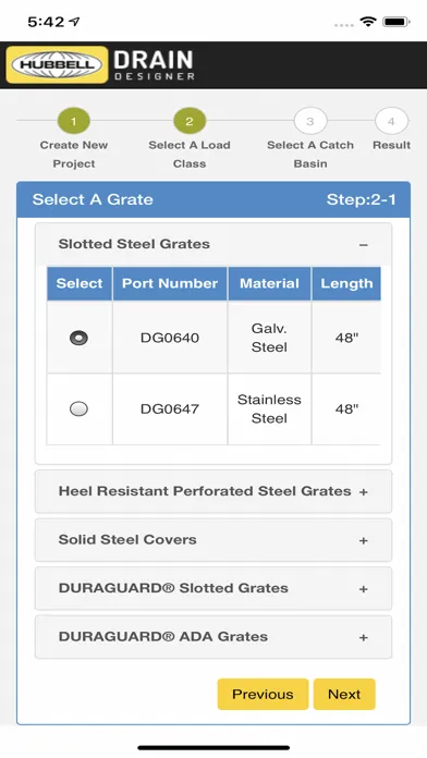 Screenshot di Polycast Drain Designer