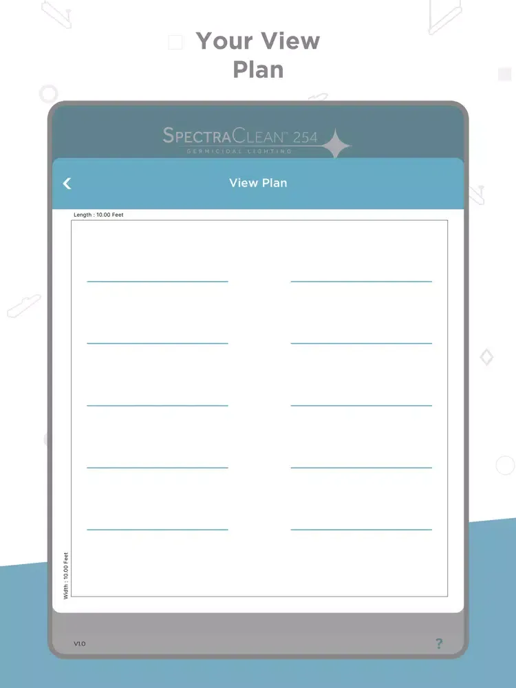 ภาพหน้าจอของ SpectraClean Estimator iPad 
