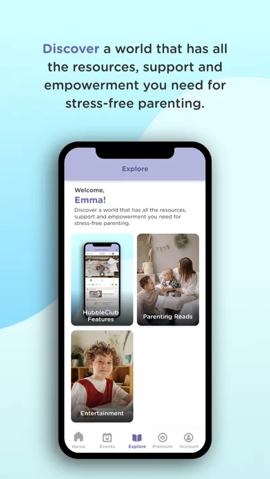 Tangkapan layar HubbleClub by Hubble Connected