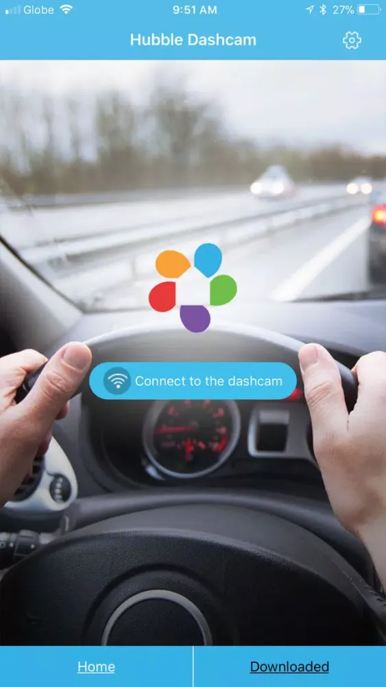 Tangkapan layar Hubble Dashcam (MDC10W)