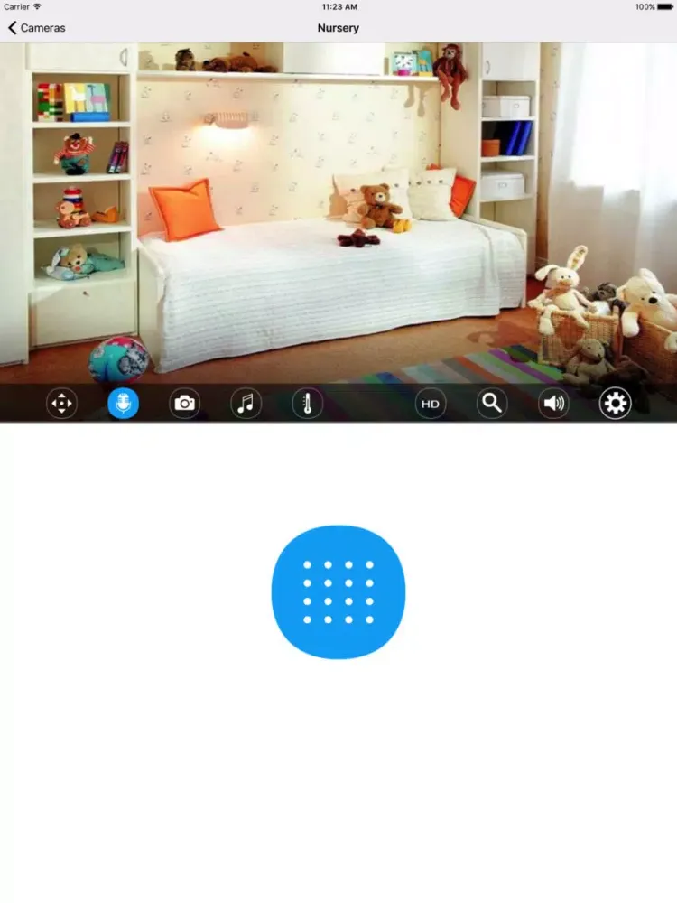 iNanny Monitors. iPad  Screenshots