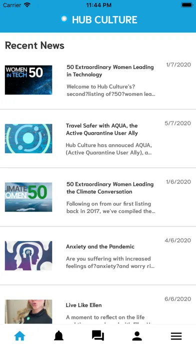 Hub Culture سکرین شاٹس