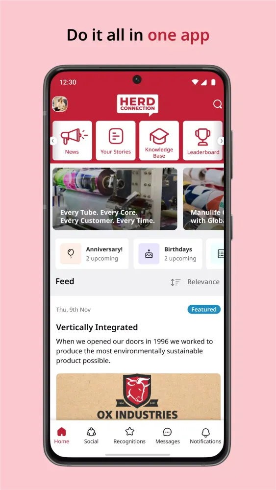 HERD Screenshots