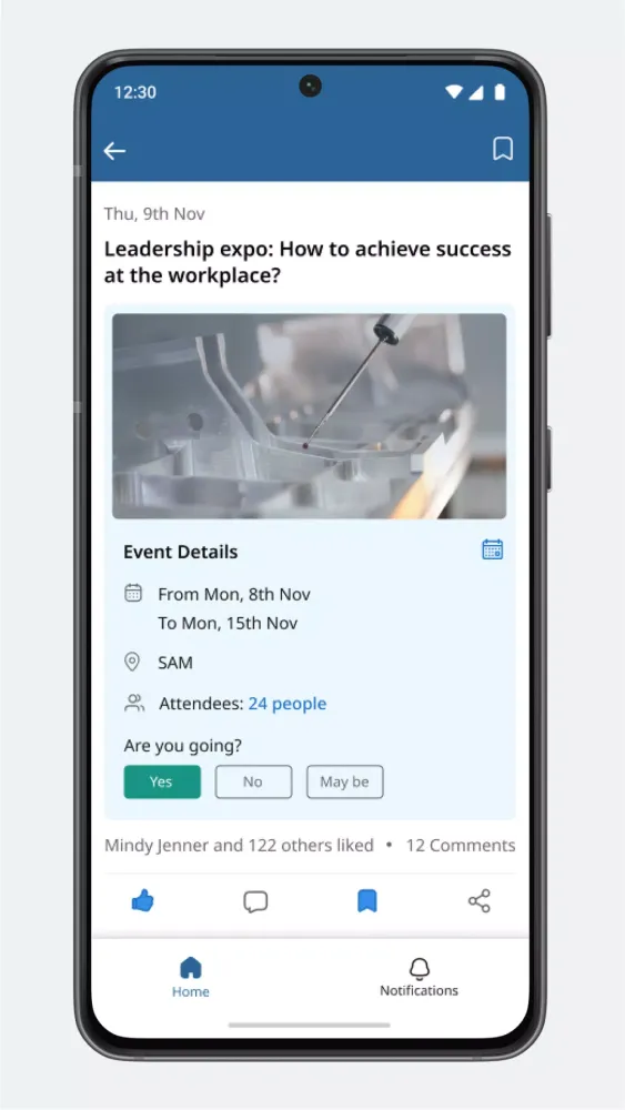 SAM eHub Screenshots
