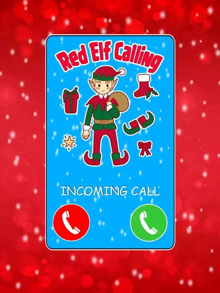 Tangkapan layar Calling the elf on the shelf. iPad 