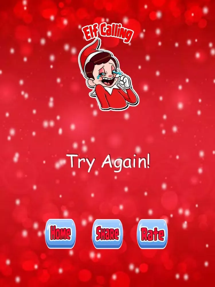 Tangkapan layar Calling the elf on the shelf. iPad 
