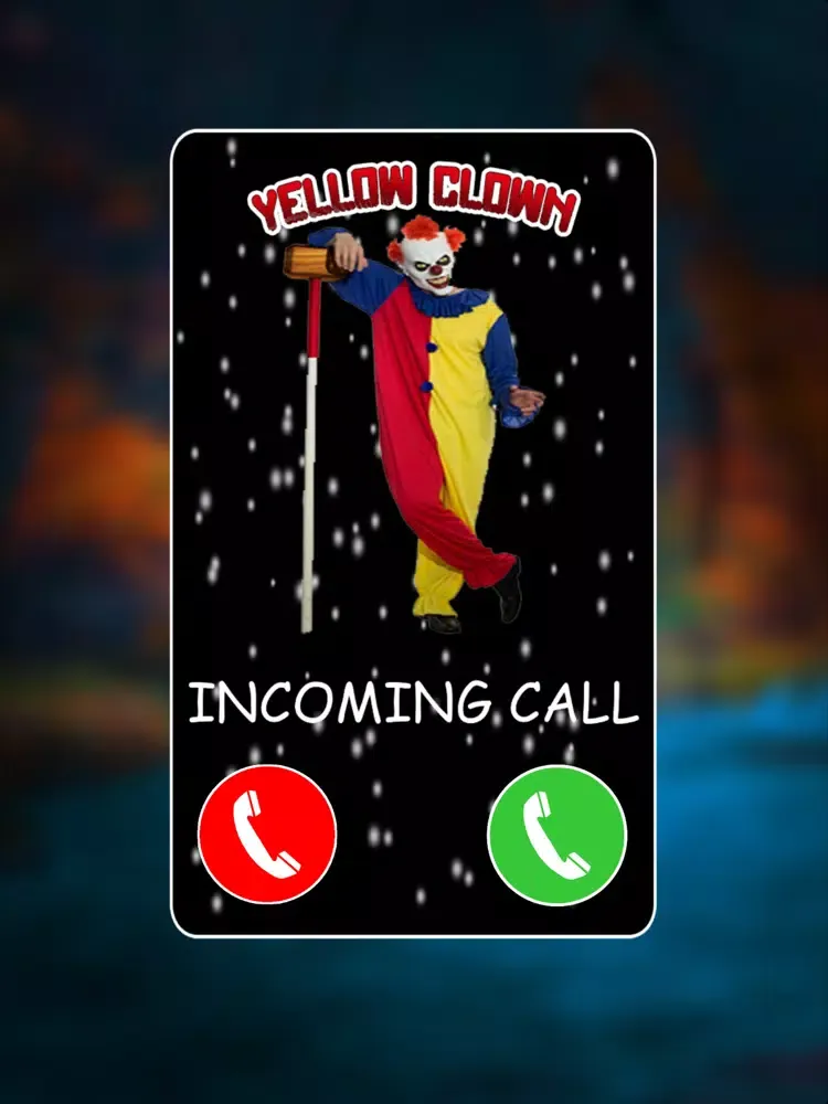 Call Killer Clown - Scary Call iPad  स्क्रीनशॉट