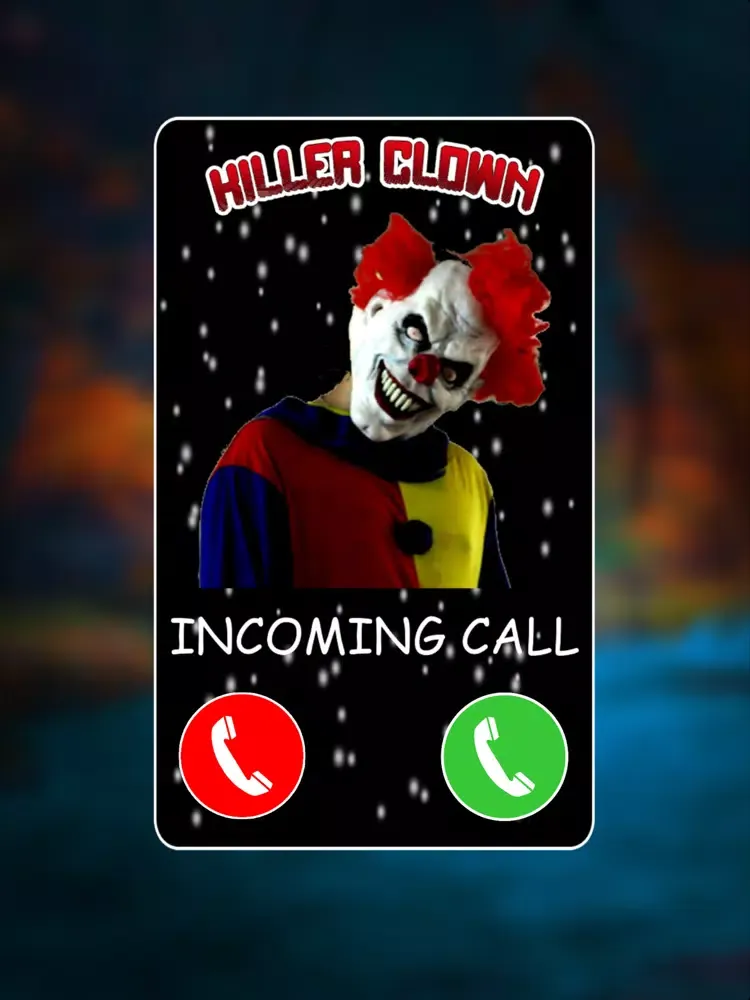 Call Killer Clown - Scary Call iPad  स्क्रीनशॉट