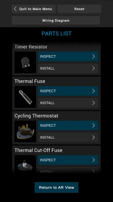 Capturas de tela do Appliance Repair Sim: Dryer