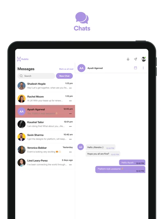 Tangkapan skrin Accedian SKO 2023 iPad 