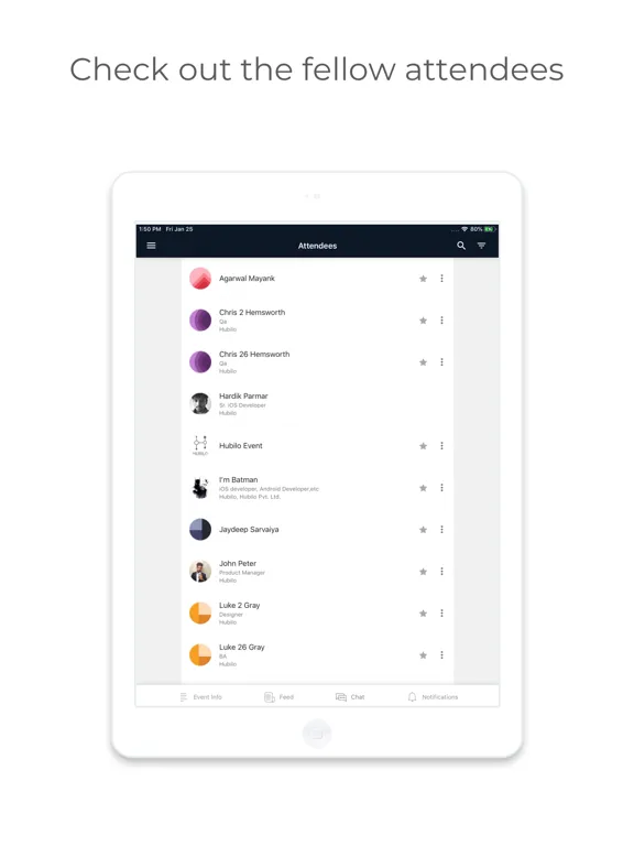 Screenshot di Africa Tech Summit iPad 