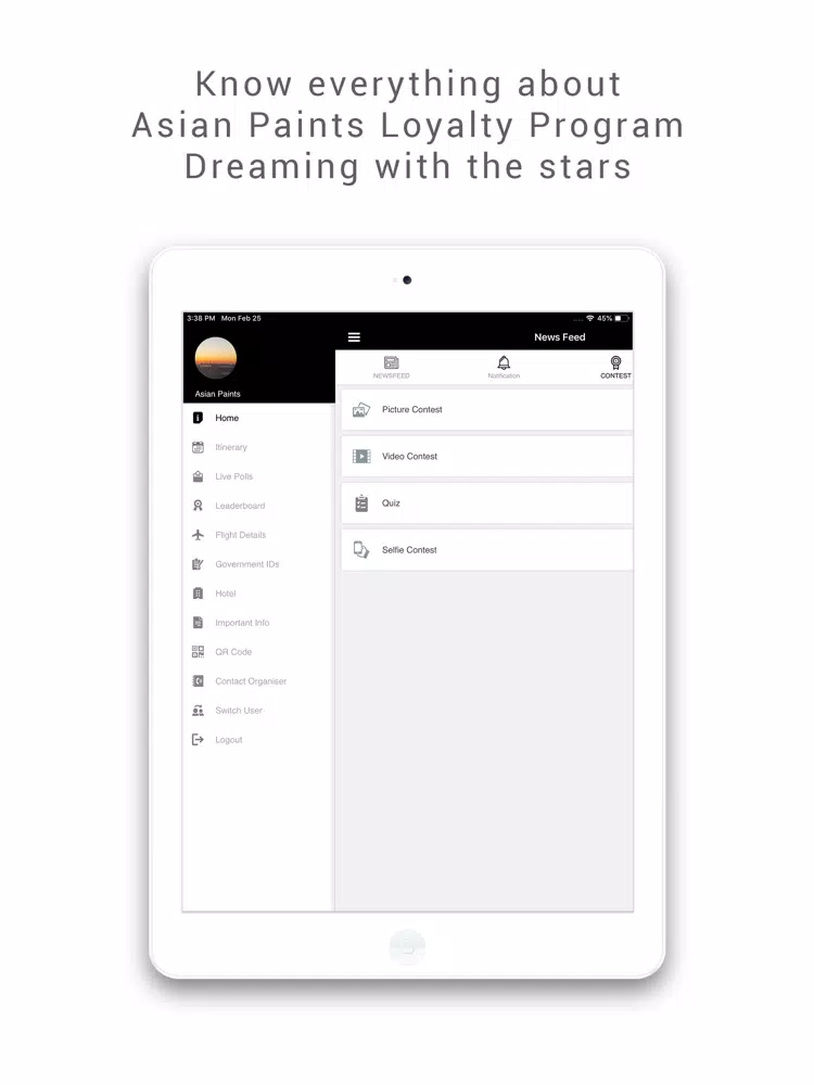 Capturas de tela do Dreaming with the Stars iPad 