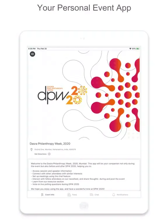 DPW 2020 iPad 应用截图