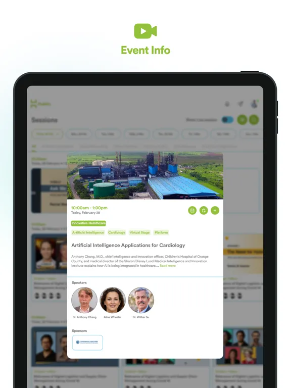 Скриншоты Events at CMG iPad 