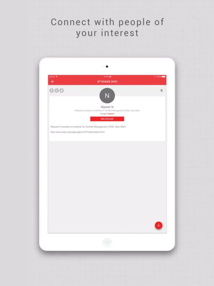 Counter Terrorism Conference 2017 iPad  Screenshots