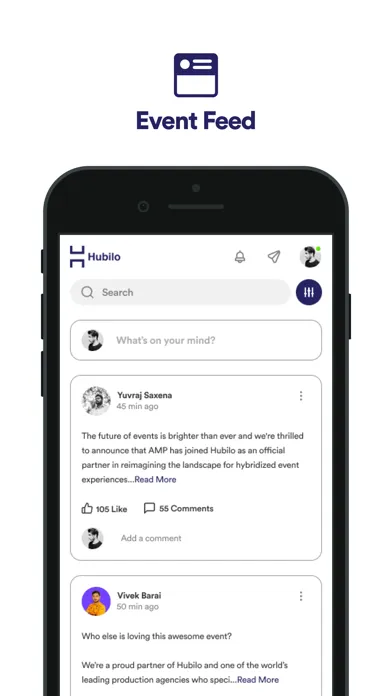 CRB’s ISS2022 Event App Screenshots
