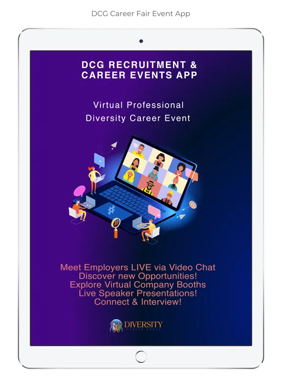 Ảnh chụp màn hình của DCG Career Fair Event App iPad 