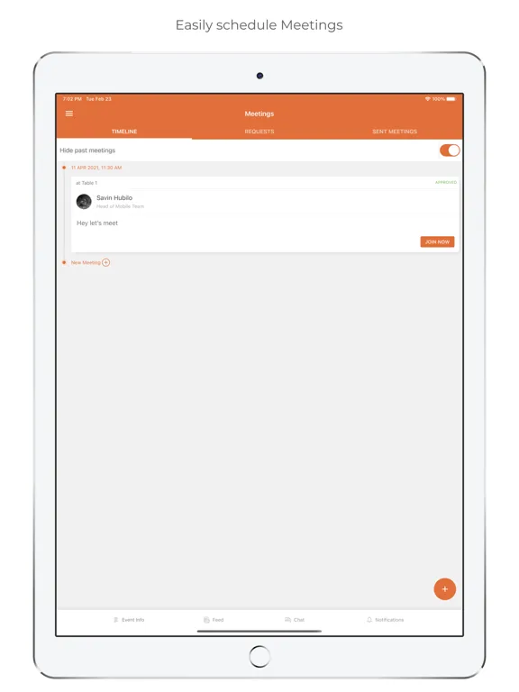 Ảnh chụp màn hình của DCG Career Fair Event App iPad 