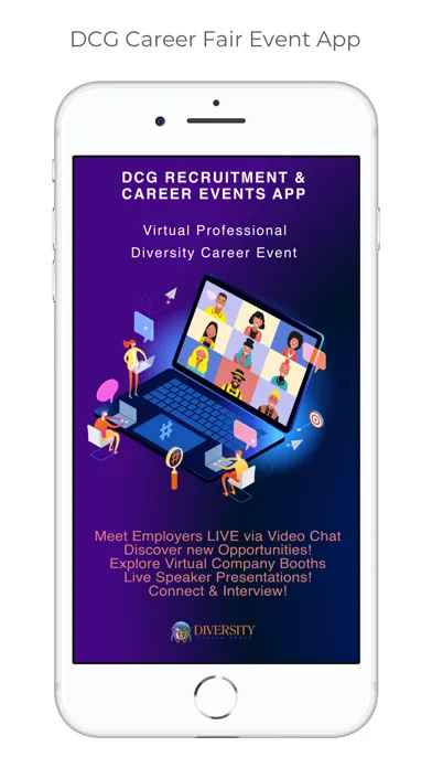 Ảnh chụp màn hình của DCG Career Fair Event App