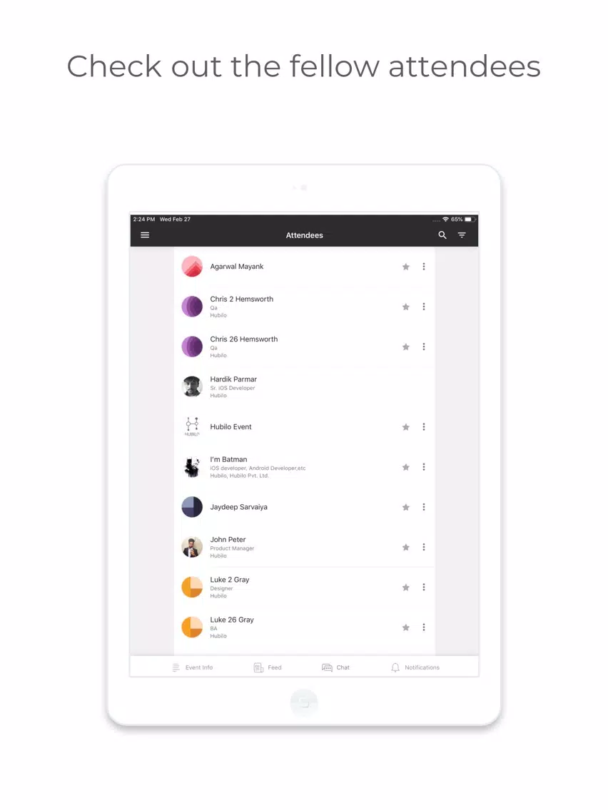 DPW 2019 iPad  스크린샷