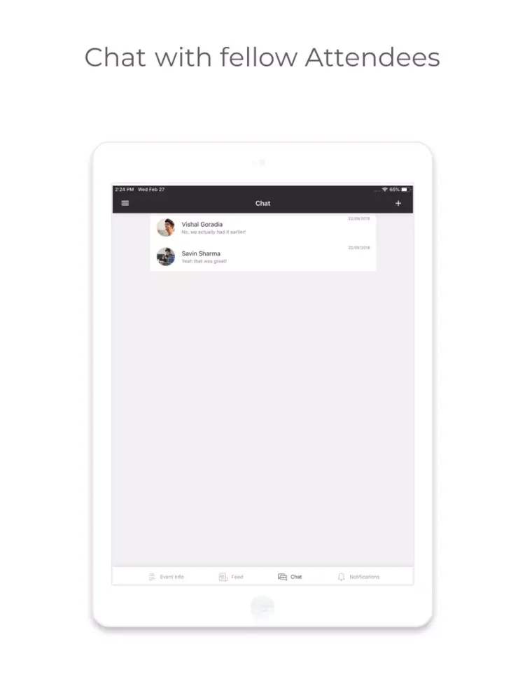 Tangkapan layar DPW 2019 iPad 