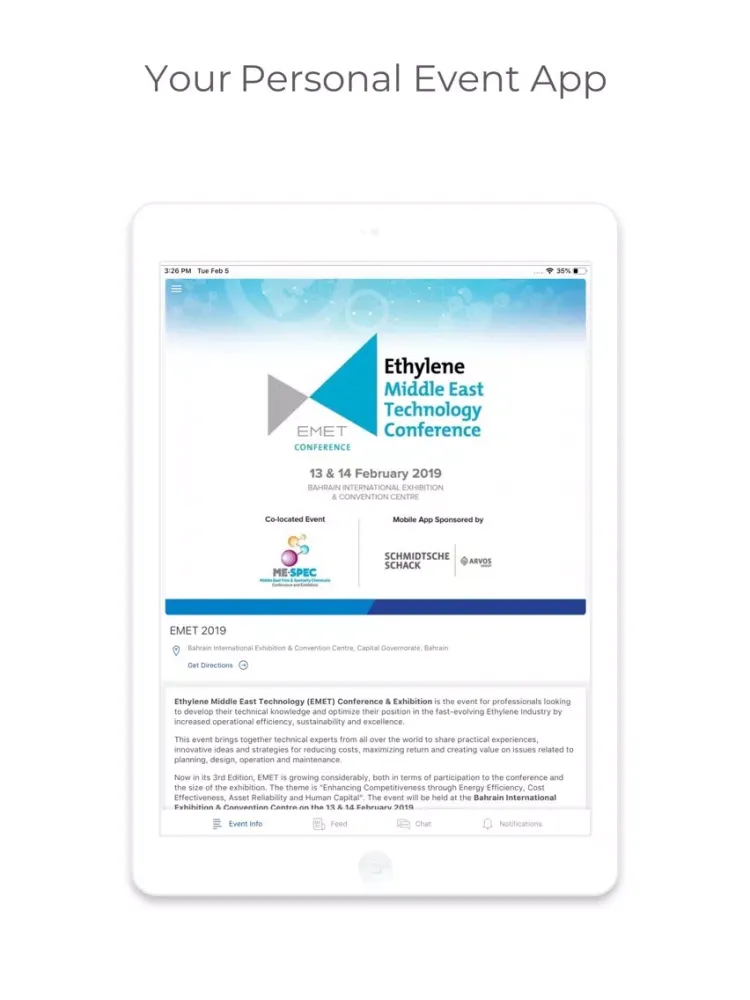 Скриншоты EMET 2019 iPad 
