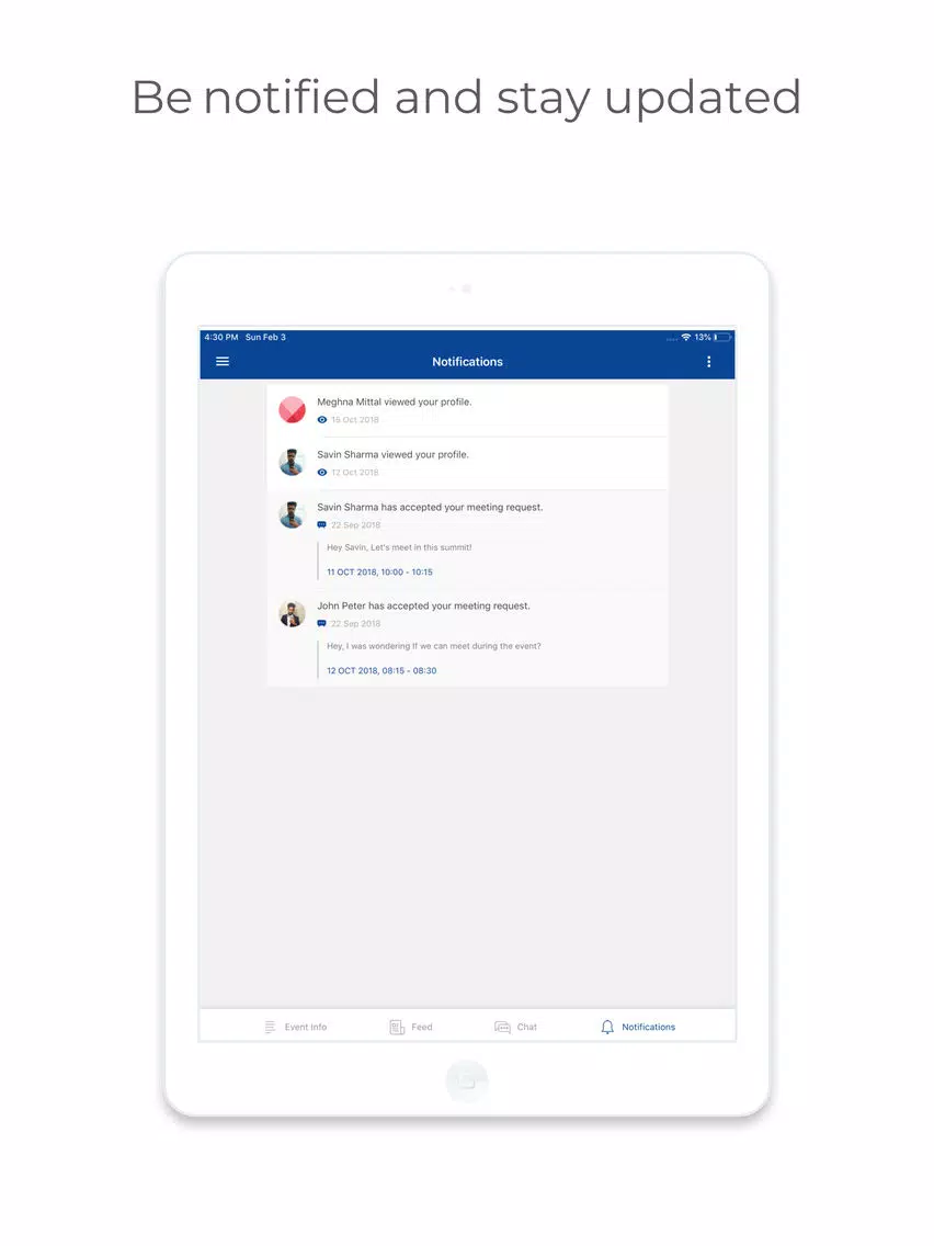 Tangkapan skrin EMET 2019 iPad 