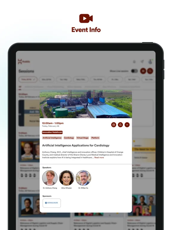 ESC 2022 Conference iPad  স্ক্রিনশট