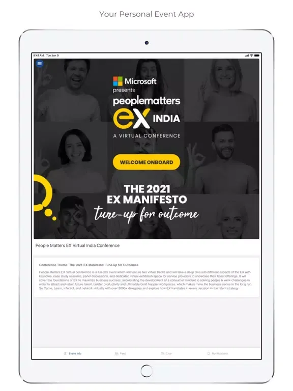 PM EX India Conference 2021 iPad  스크린샷
