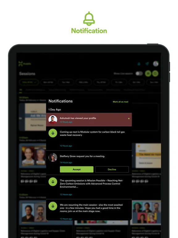 Ảnh chụp màn hình của Finnovex Saudi Arabia 2022 iPad 