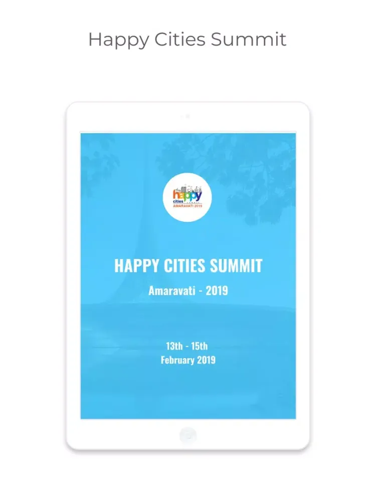 Screenshot di Happy Cities Summit iPad 
