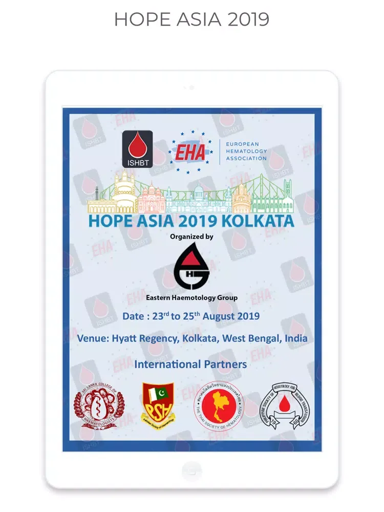 EHG HOPE Kolkata iPad  Screenshots