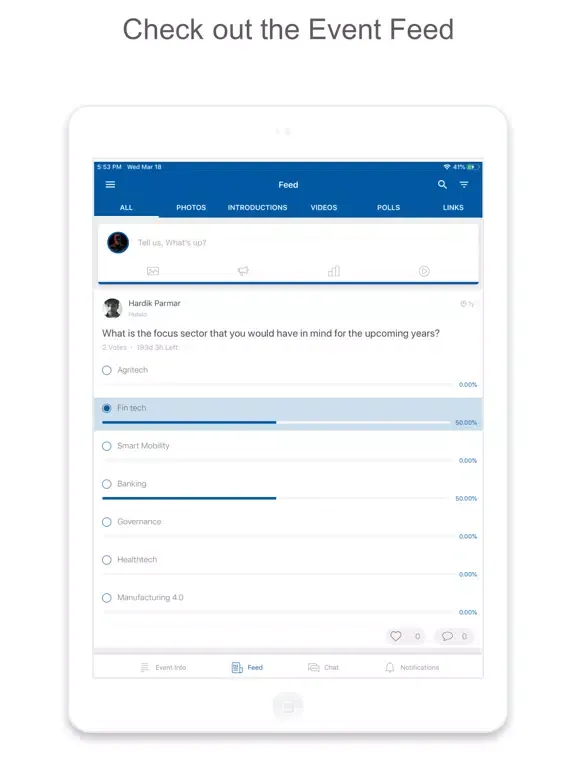 IABM COLLABORATE & CONNECT iPad  Screenshots