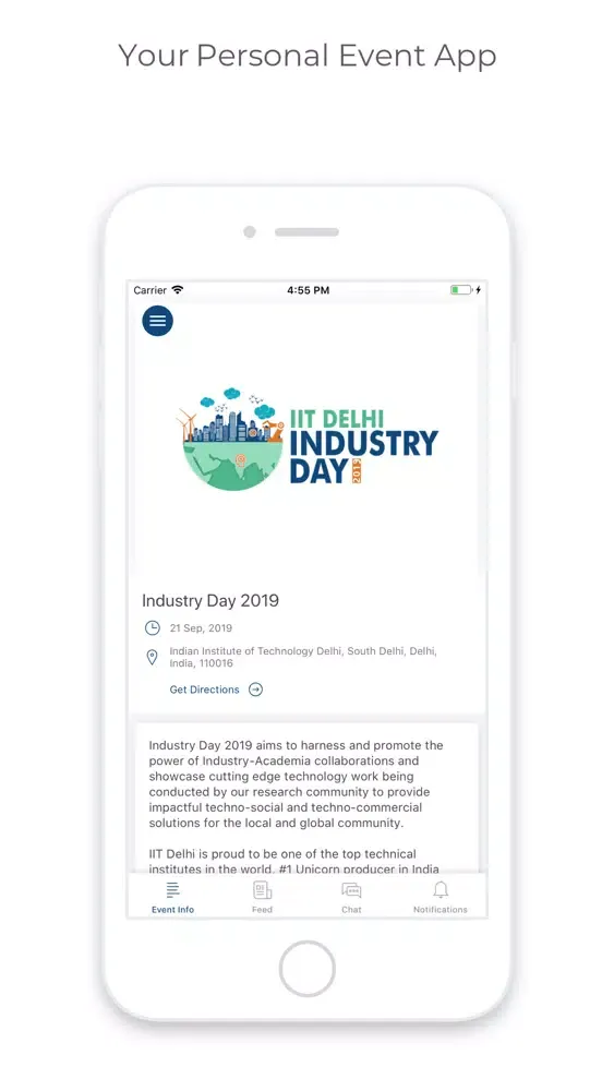 Tangkapan layar IIT Delhi Industry Day 2019