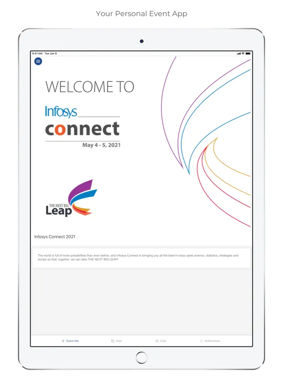 تصاویر Infosys Connect 2021 iPad 