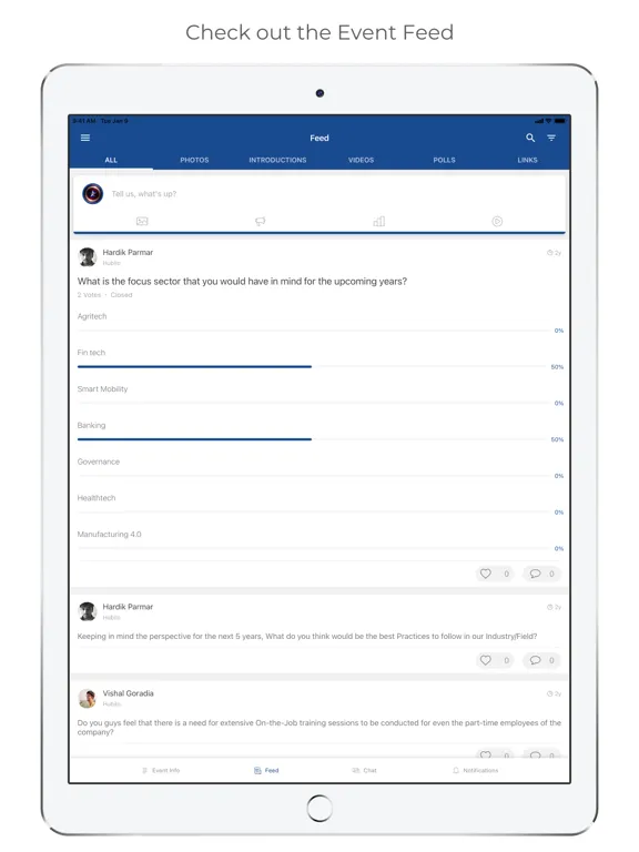 تصاویر Infosys Connect 2021 iPad 