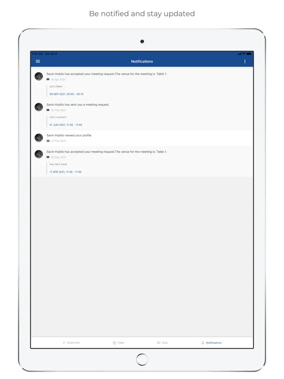 تصاویر Infosys Connect 2021 iPad 