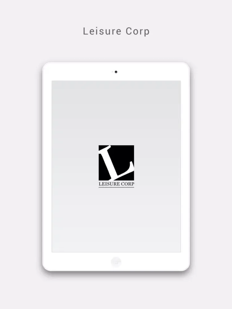 Tangkapan skrin Leisure Corp iPad 