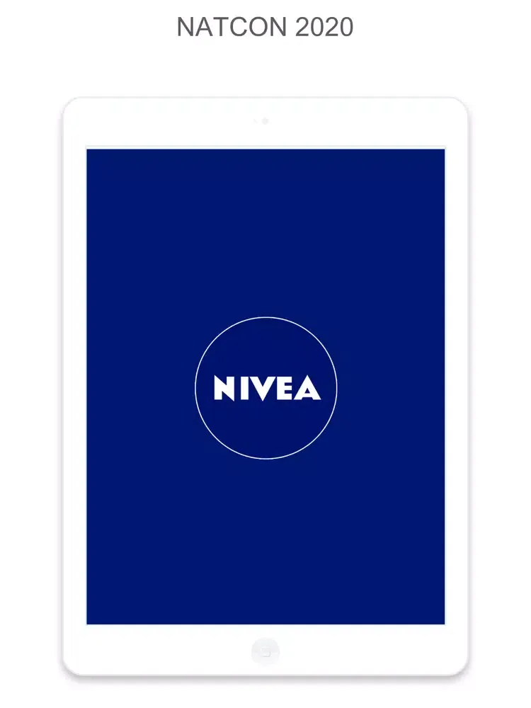 Capturas de tela do NIVEA Connect iPad 