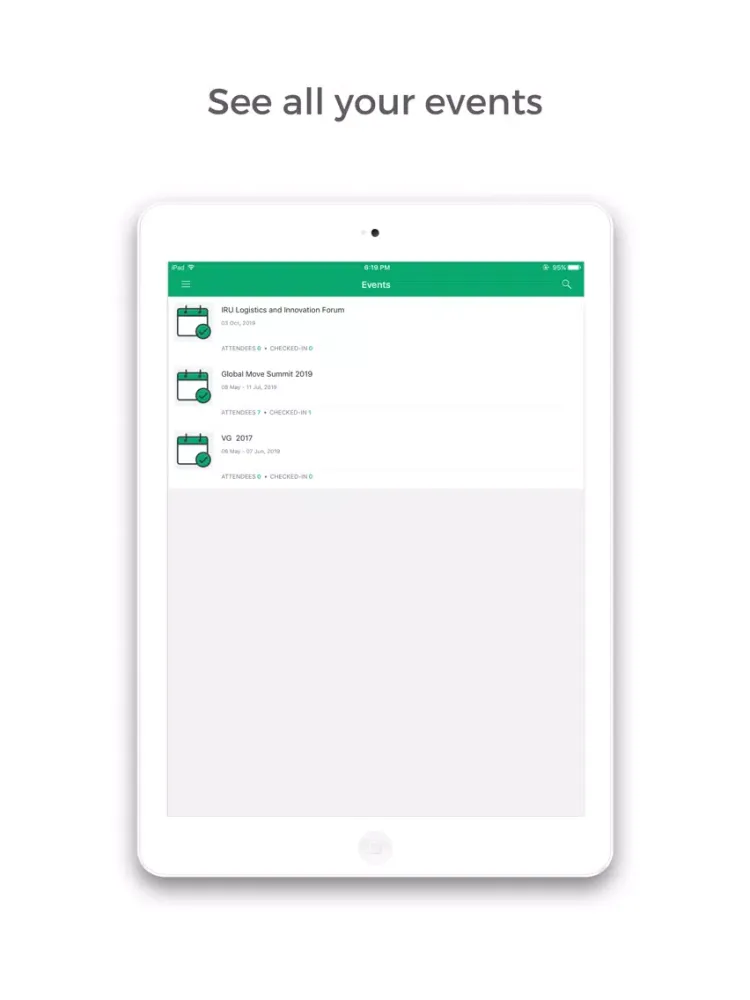 Organizer App 2.0 iPad  Screenshots