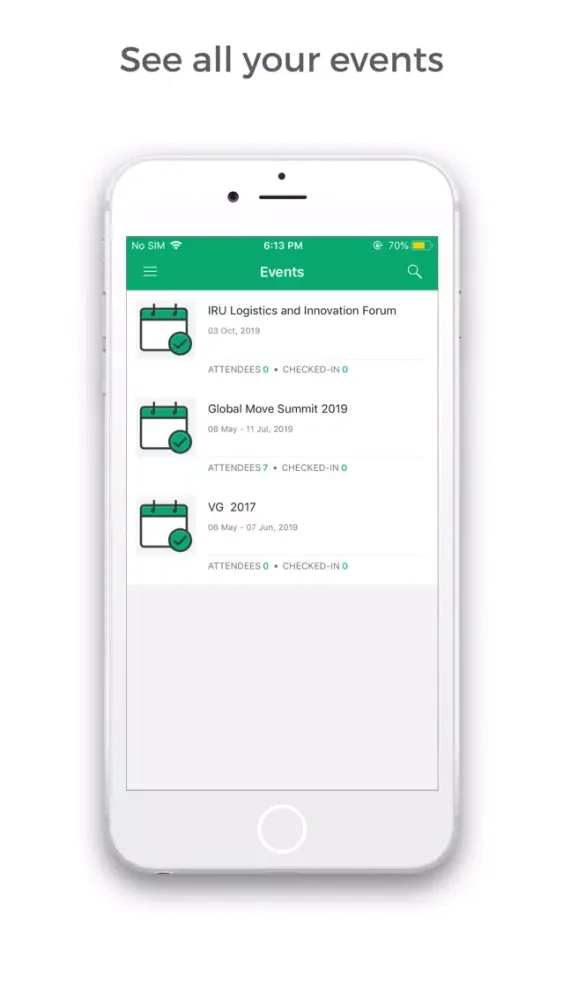 Organizer App 2.0 Screenshots