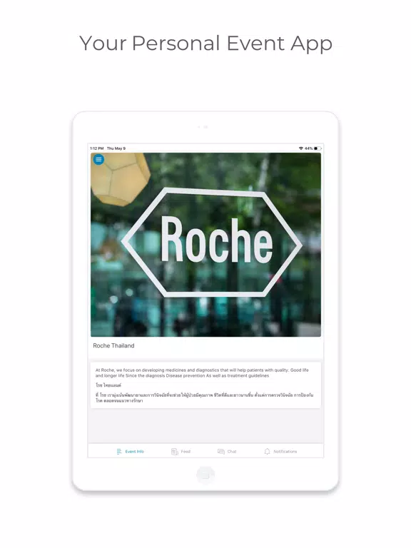 Capturas de pantalla de Roche Meetings iPad 