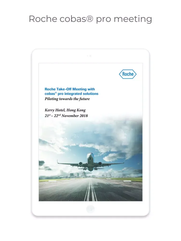 Roche cobas® pro meeting iPad  स्क्रीनशॉट