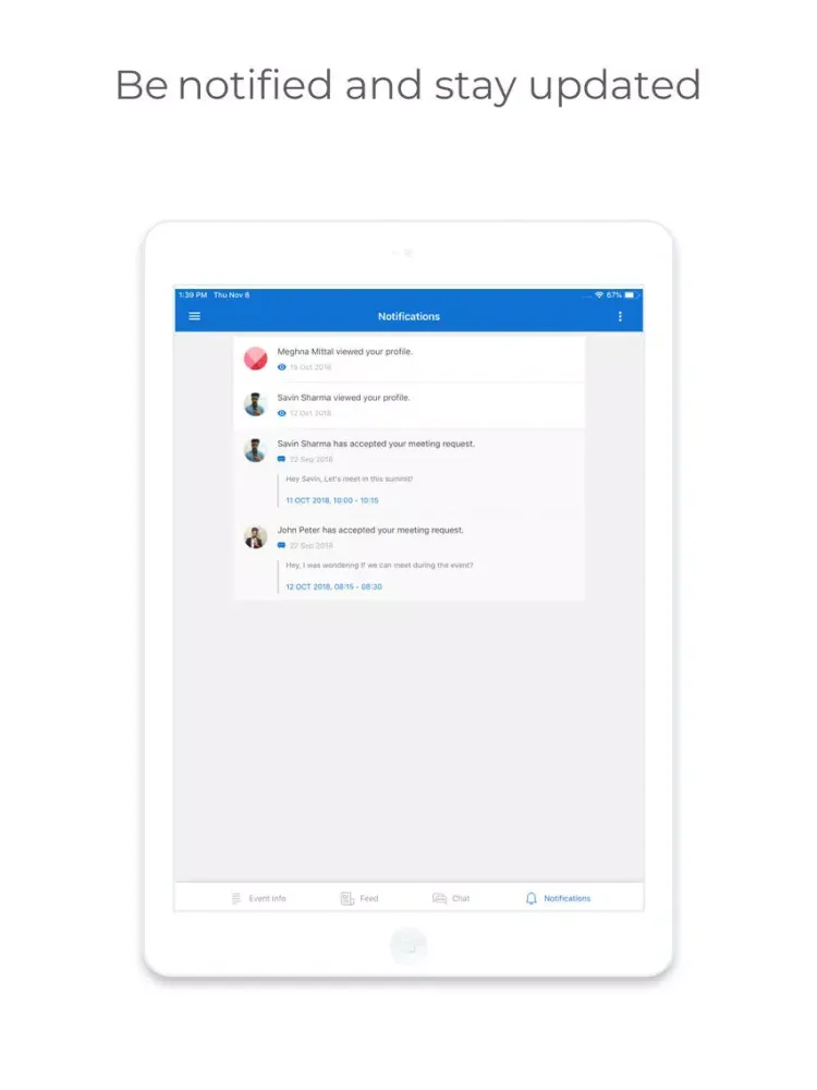 Roche cobas® pro meeting iPad  स्क्रीनशॉट