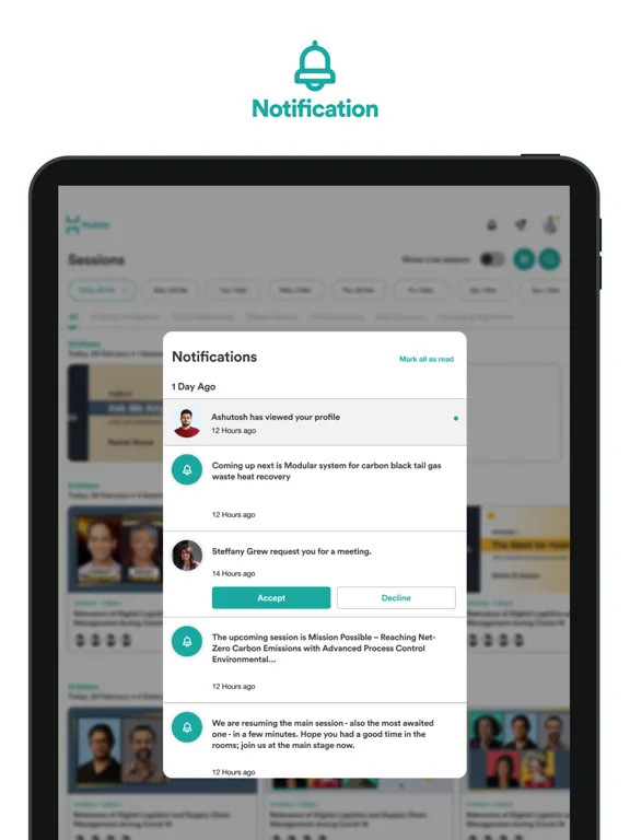 Tangkapan skrin SustPack Europe 2022 iPad 