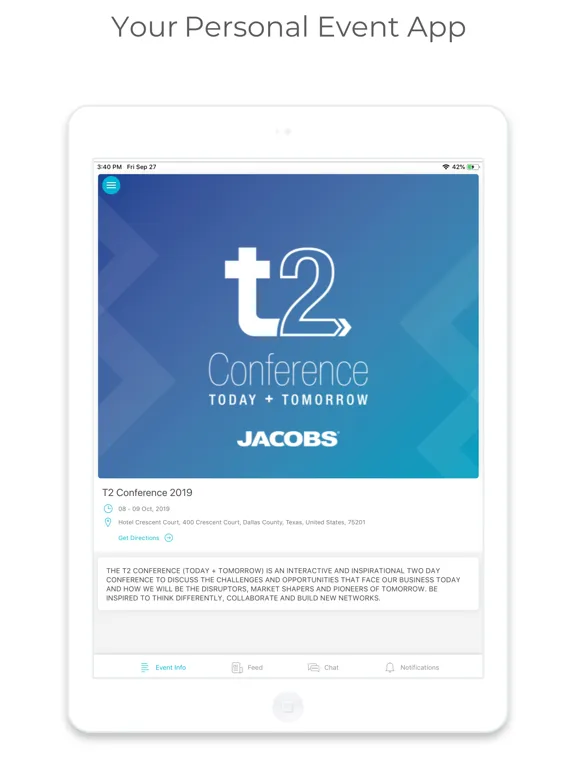 Capturas de pantalla de T2 2019 iPad 