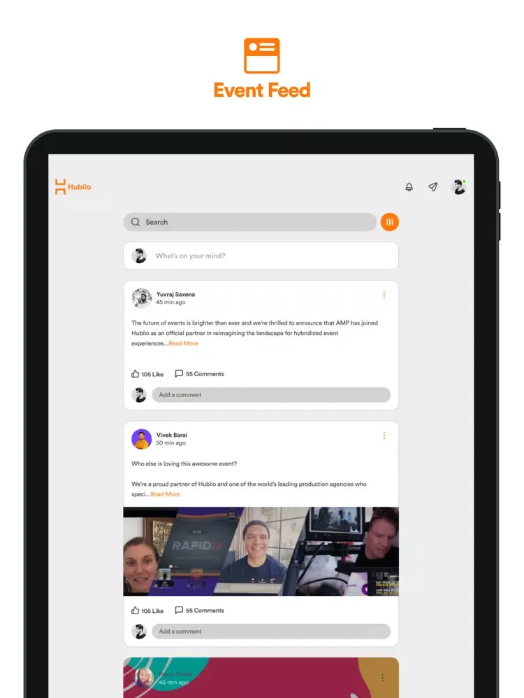 Capturas de tela do The D2C Summit iPad 